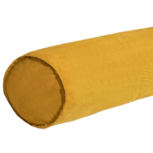 MSNCS Nackenrolle Nackenkissen 60/80/100/120/150 cm Zylinderförmige Kissen Multifunktional Wurfkissen Abnehmbar Nackenrollenkissen Weichem Bequemes Kissenrolle Für Kopf, Nacken(Gelb,15cm x80cm) von MSNCS