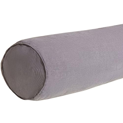 MSNCS Nackenrolle Nackenkissen 60/80/100/120/150 cm Zylinderförmige Kissen Multifunktional Wurfkissen Abnehmbar Nackenrollenkissen Weichem Bequemes Kissenrolle Für Kopf, Nacken(Gray,15cm x80cm) von MSNCS