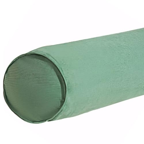 MSNCS Nackenrolle Nackenkissen 60/80/100/120/150 cm Zylinderförmige Kissen Multifunktional Wurfkissen Abnehmbar Nackenrollenkissen Weichem Bequemes Kissenrolle Für Kopf, Nacken(Grün,18cmx100cm) von MSNCS
