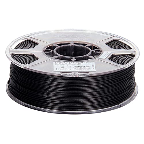 Kohlefasergefülltes Nylon Filament PA-CF 1,75 mm 3D-Drucker Filament, 75% Nylon gekoppelt mit 25% Kohlefaser, 1 kg 2,2 LBS Spule-Schwarz 1kg_1,75 mm von MSNJ