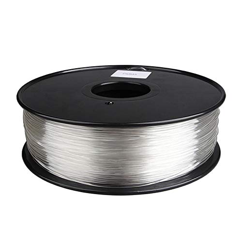 PMMA-Acrylfilament 1,75 mm, 3D-Druckerfilament 1 kg, reine transparente und hohe Lichtdurchlässigkeit von MSNJ