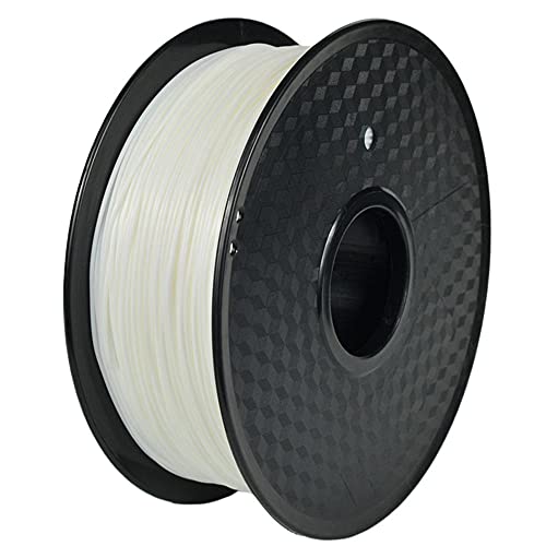 TPU 90A Filament 1.75mm Flexible TPU 3D Printer Filament, 1kg(2.2lb) Spool, 1.75 mm, Compatible with ordinary 3D printers-white von MSNJ