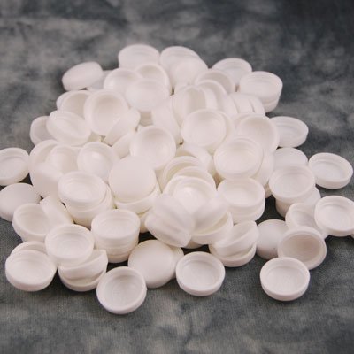 MSP Decoline GmbH Abdeckkappe 13 mm weiß - 25er Pack Acryl Steckdosenabdeckung von MSP Decoline GmbH