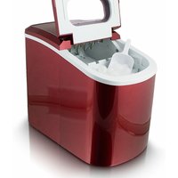 Mspoint - MS-Point Eiswürfelmaschine Eiswürfelbereiter Eiswürfel Ice Maker Eis Maschine in Rot von MSPOINT