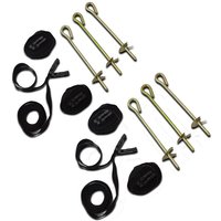 Markenlos - 6x Gartentrampolin Bodenanker Sturmsicherung Sicherungshaken Befestigungs Set Markenlos - 6x Gartentrampolin Bodenanker Sturmsicherung Sicherungshaken Befestigungs Set von MARKENLOS