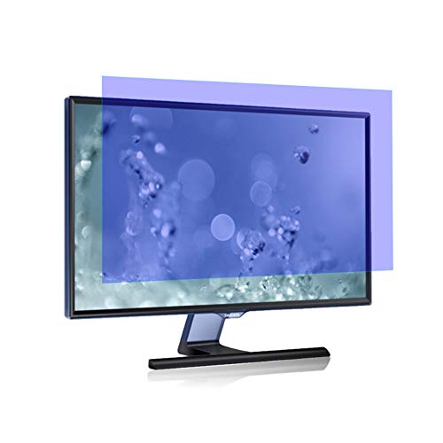 Anti-Blaulicht-Bildschirmfilter Matte PC-Displayschutzfolie, Blendschutz-Anti-Kratz-Augenschutzfolie für Desktop-Computer-Monitor,24" von MSQL