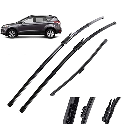 Scheibenwischer Scheibenwischer Vorne Und Hinten Wischerblätter Set Für Ford Für Kuga MK 2 Für Escape C520 2012-2018 Windschutzscheibe Windschutzscheibe Fenster 28"+ 28" + 11" von MSRAO