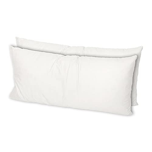 MSS e.K. 2er Set Federkissen | Größe: 30 x 60 cm | Füllgewicht: je 500 Gramm | 100% Baumwolle | kein Lebendrupf | Kissenfüllung | NOMITE Zertifiziert - milbenfrei | schadstoffgeprüft MSS e.K. 2er Set Federkissen | Größe: 30 x 60 cm | Füllgewicht: je 500 Gramm | 100% Baumwolle | kein Lebendrupf | Kissenfüllung | NOMITE Zertifiziert - milbenfrei | schadstoffgeprüft von MSS e.K.