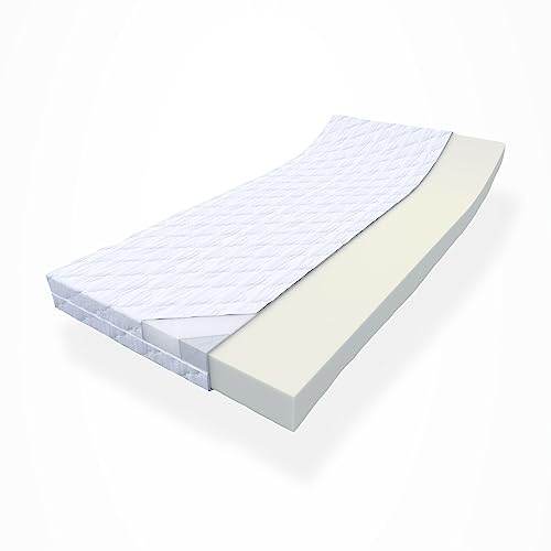 MSS e.K. orthopädischer Kaltschaum-Matratzentopper 120 x 200 cm - 10 cm Dicke Matratzenauflage | Matratzenschoner | Designed und produziert in Deutschland | Oeko-TEX zertifiziertTEX Zertifiziert von MSS e.K.