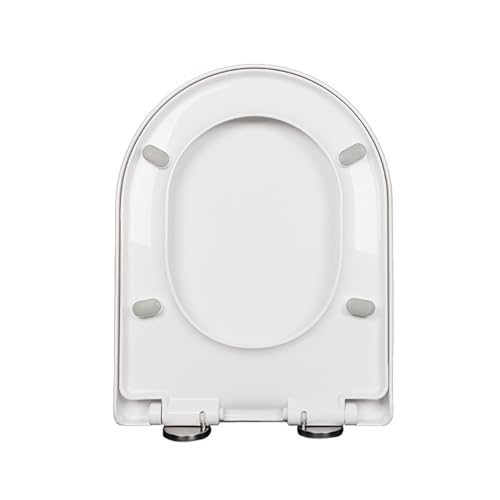 MSSD Toilettendeckel D Form WC-Sitz Mit Absenkautomatik Und Schnellentriegelung – Strapazierfähiges,Verstellbare Edelstahl-Scharniere, WC-Sitz Klodeckel D Form,36 * 46cm MSSD Toilettendeckel D Form WC-Sitz Mit Absenkautomatik Und Schnellentriegelung – Strapazierfähiges,Verstellbare Edelstahl-Scharniere, WC-Sitz Klodeckel D Form,36 * 46cm von MSSD