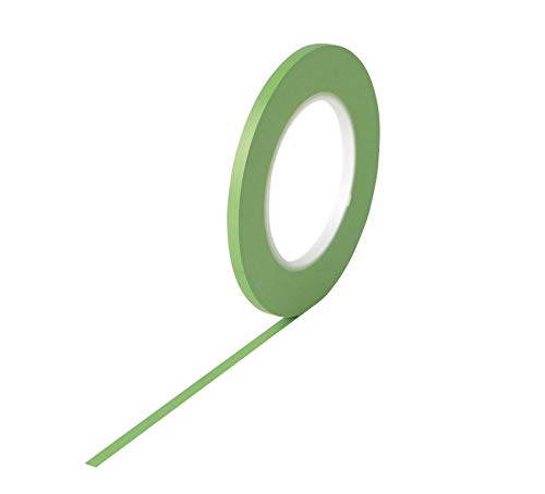 1 Pack (10 Rollen) Fine Line Tape grün I 6 mm x 55 m I Abdeckband für Mehrfarben- und Designlackierung I Konturenband I Zierlinienband I Fineline von MST-DESIGN