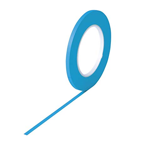 MST-DESIGN Fine Line Tape blau I Rolle 9 mm x 33 m I Abdeckband für Mehrfarben- und Designlackierung I Konturenband I Zierlinienband I Fineline von MST-DESIGN