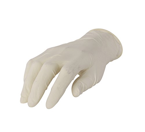 MST-DESIGN Handschuhe - Latex I ungepudert I Gr. L I Dispender-Box 100 Stück I Einweg-Handschuhe I Lackieren Lackierzubehör I Schutz von MST-DESIGN
