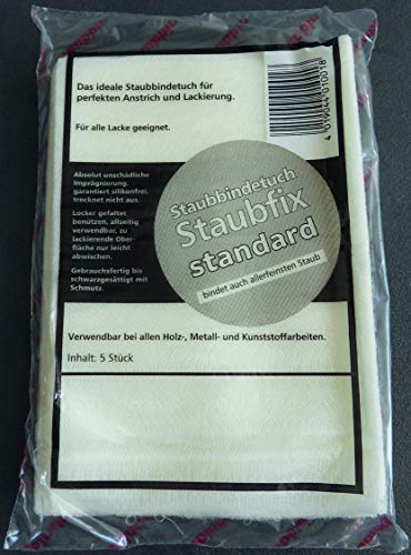 Staubbindetuch Staubfix Standard I Staubtuch für alle Lacke geeignet I Wasserbasislack, Autolack, Effektlack I 80 x 50 cm I 20 x 5 Stück (100 Stück) von MST-DESIGN