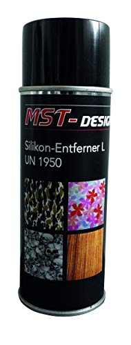 Silikonentferner I Entfetter I Reiniger I Spraydose 400 ml I MST-Design I Anwendbar bei allen Reinigungs- und Entfettungsarbeiten von Kunststoff- und Metallteilen vor der Lackierung I Löst Silikonrückstände von MST-DESIGN