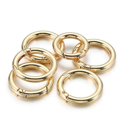 MSTZA 10pcs/5pcs 25/28/35mm Openable Metal Spring Clasp Ring Round Carabiner Keychain Clip Hook Buckle Bag Chain Connector for Jewelry Making DIY MSTZA 10pcs/5pcs 25/28/35mm Openable Metal Spring Clasp Ring Round Carabiner Keychain Clip Hook Buckle Bag Chain Connector for Jewelry Making DIY von MSTZA