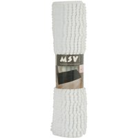Chenille' Mikrofaser-Badematte in weiß 40 x 60 cm - MSV von MSV
