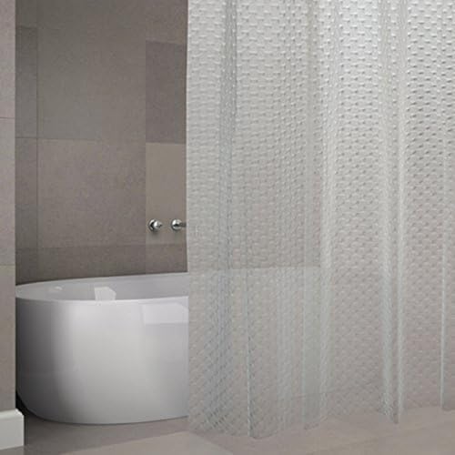 Cotexsa by MSV Premium Anti-Schimmel Eva 3D Duschvorhang - Anti-Bakteriell, waschbar, 100% wasserdicht - „Bombay“ 180x200cm – Made in Spain von MSV