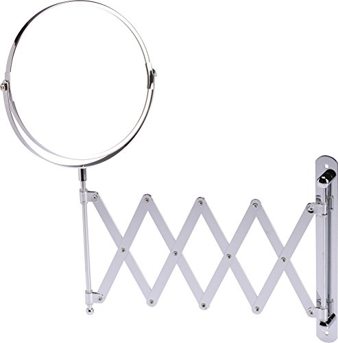 Kosmetikspiegel ausziehbar MSV – Durchmesser 17 cm von MSV