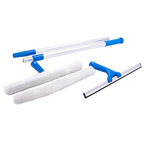 MSV Fensterreinigungsset Fensterputzset Fensterwischer Einwascher Abzieher Teleskopstange + 2 Mikrofaser Bezug MSV Fensterreinigungsset Fensterputzset Fensterwischer Einwascher Abzieher Teleskopstange + 2 Mikrofaser Bezug von MSV