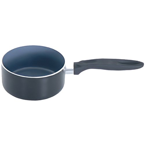 MSV 110325 Stieltopf mit Keramikbeschichtung, 20 cm, Schwarz/Grau von MSV