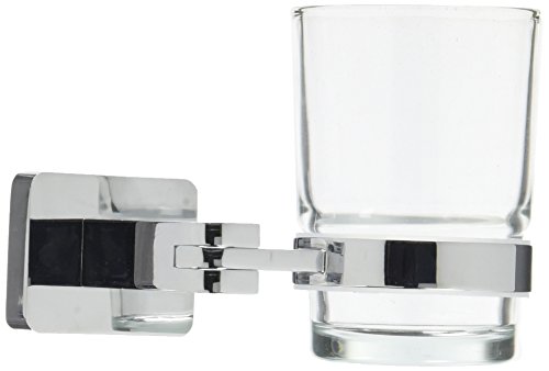 MSV 141451 Zahnputzbecher, Messing, Silber, 12.4 x 9.8 x 16 cm von MSV