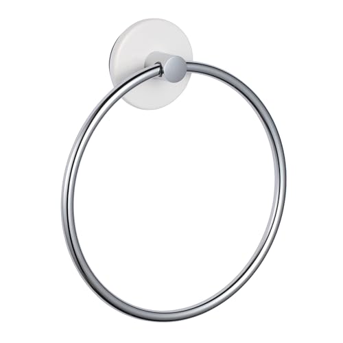 MSV 141454 Kleiner Handtuchring, Silber, 15.5x4x18.5 cm, PVC MSV 141454 Kleiner Handtuchring, Silber, 15.5x4x18.5 cm, PVC von MSV