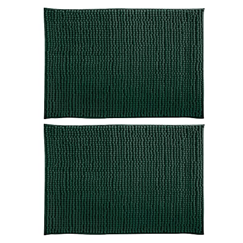 MSV 2er Set Badteppiche, rutschfest, grün, 60 x 90 cm MSV 2er Set Badteppiche, rutschfest, grün, 60 x 90 cm von MSV