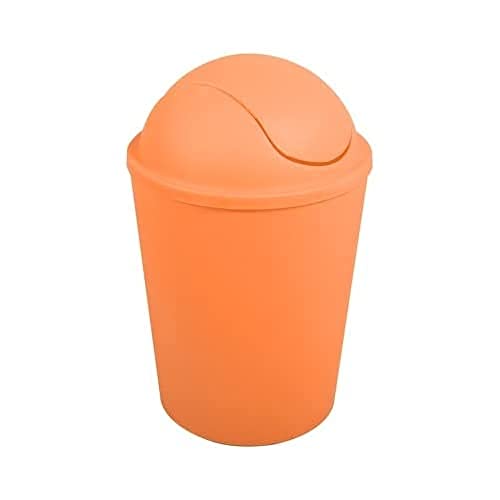 MSV Abfalleimer AKO 5,5 l mit Schwingdeckel orange von MSV