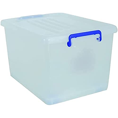 MSV Aufbewahrungsbox, Kunststoff, durchsichtig, 37 Litre von MSV