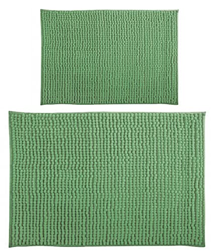 MSV Basil Badvorleger Set 2 teilig Chenille Langflor 40x60 cm + 60x90 cm Basil MSV Basil Badvorleger Set 2 teilig Chenille Langflor 40x60 cm + 60x90 cm Basil von MSV
