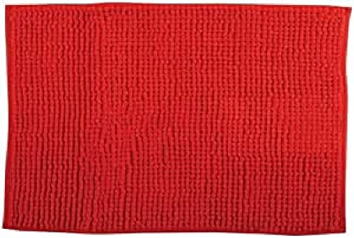 MSV Badematte, Chenille, 60 x 90 cm, Rosa von MSV