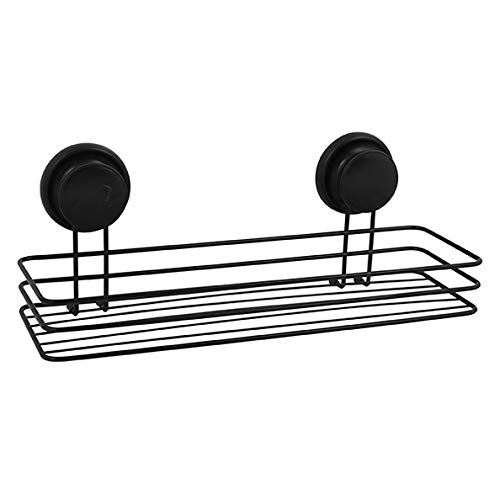 MSV Duschregal Filaria Duschkorb Badezimmer ohne Bohren mit Saugnäpfen Stahl Verchromt 32x14x13cm Schwarz matt MSV Duschregal Filaria Duschkorb Badezimmer ohne Bohren mit Saugnäpfen Stahl Verchromt 32x14x13cm Schwarz matt von MSV