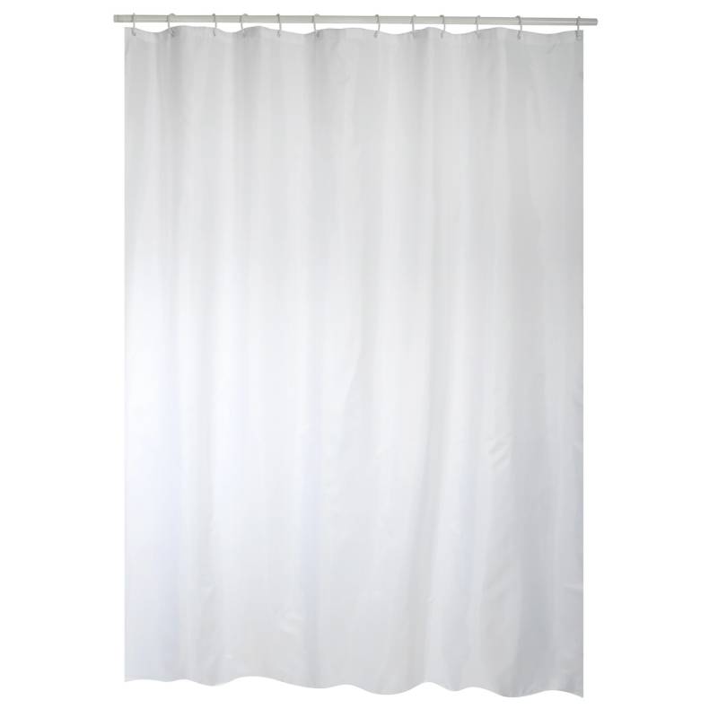 MSV Duschvorhang 180 cm x 200 cm Weiß von MSV