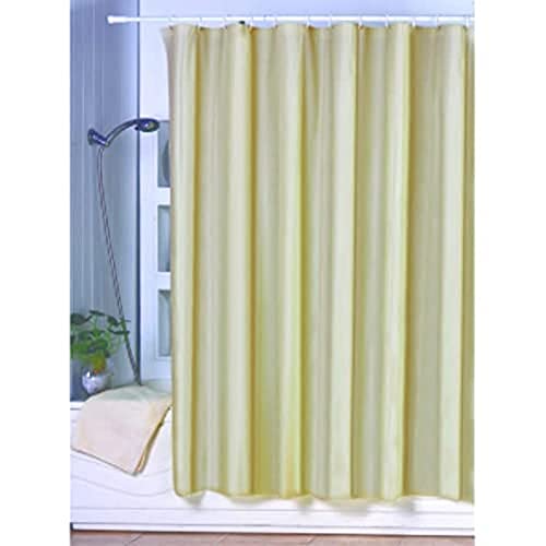 MSV Duschvorhang 180x200cm aus PVA in beige, 200x18x1 cm von MSV