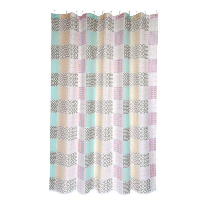MSV Duschvorhang Ceramique Polyester 180 cm x 200 cm Mehrfarbig von MSV