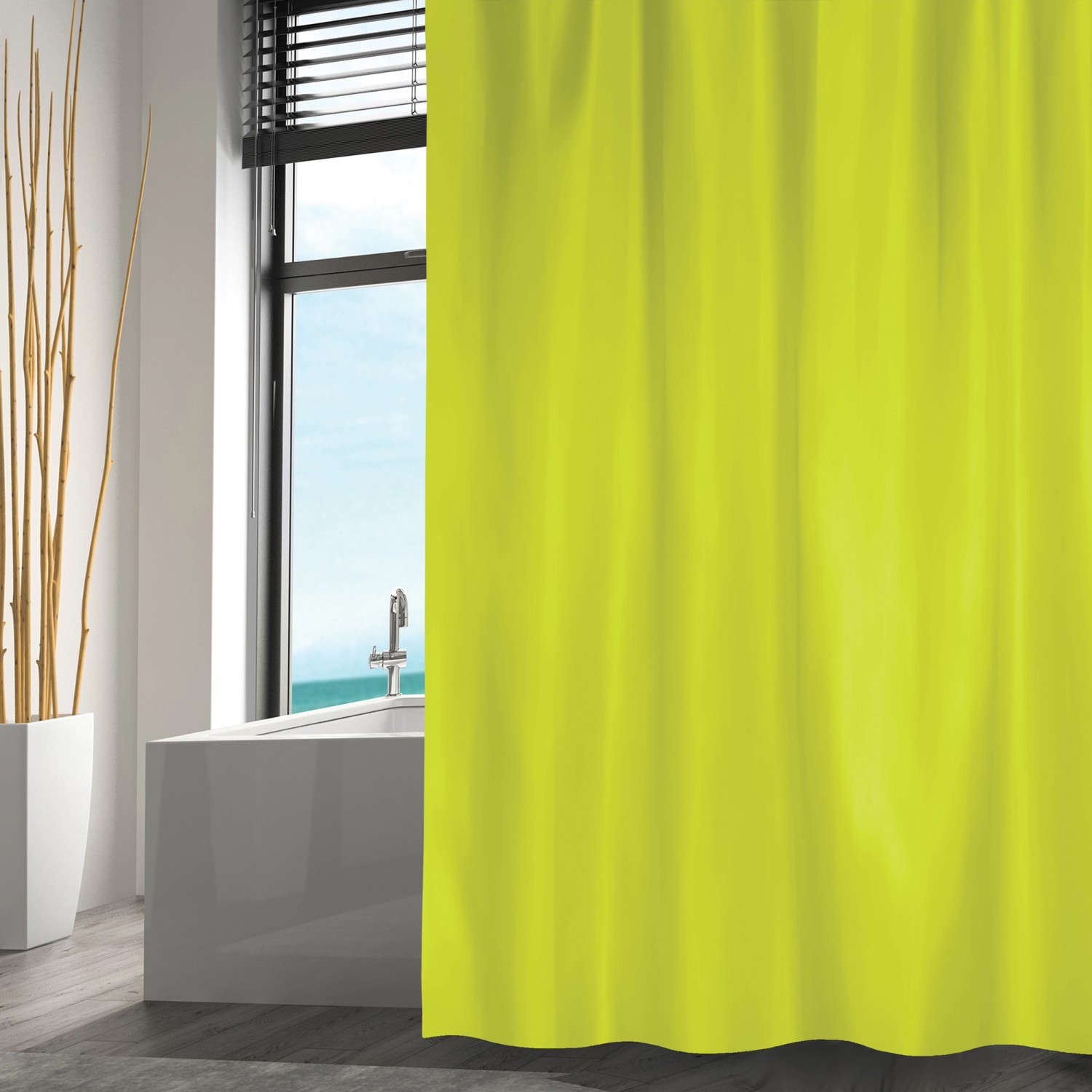 MSV Duschvorhang Polyester 180 cm x 200 cm Pistazie MSV Duschvorhang Polyester 180 cm x 200 cm Pistazie von MSV