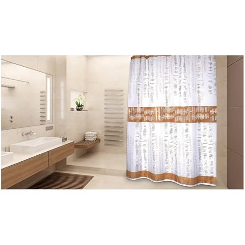 MSV Duschvorhang Premium Ons aus Polyester 180x200cm, Mehrfarbig, 30 x 20 x 15 cm MSV Duschvorhang Premium Ons aus Polyester 180x200cm, Mehrfarbig, 30 x 20 x 15 cm von MSV