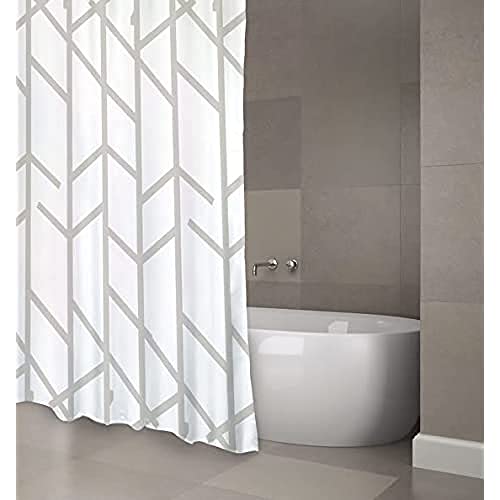 MSV Duschvorhang Premium Tree aus Polyester 180x200cm in grau, 30 x 20 x 15 cm MSV Duschvorhang Premium Tree aus Polyester 180x200cm in grau, 30 x 20 x 15 cm von MSV