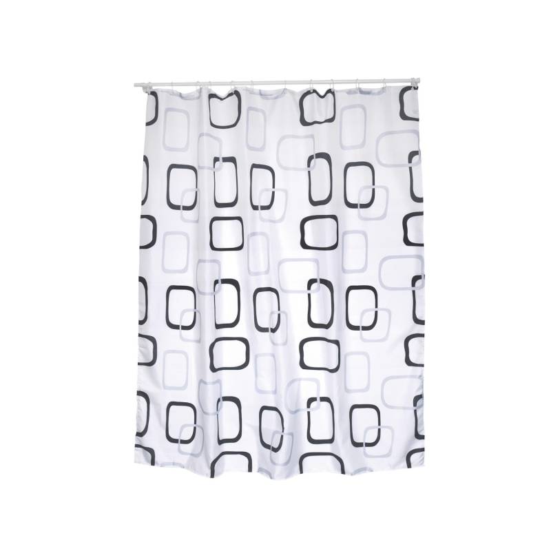 MSV Duschvorhang Vintage Polyester 180 cm x 200 cm Mehrfarbig von MSV