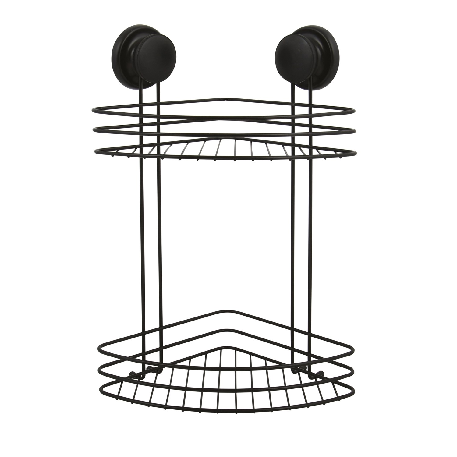 MSV Eck-Duschregal Mega Ventouses Stahl 21,5 cm x 21,5 cm x 39,7 cm Mattschwarz MSV Eck-Duschregal Mega Ventouses Stahl 21,5 cm x 21,5 cm x 39,7 cm Mattschwarz von MSV