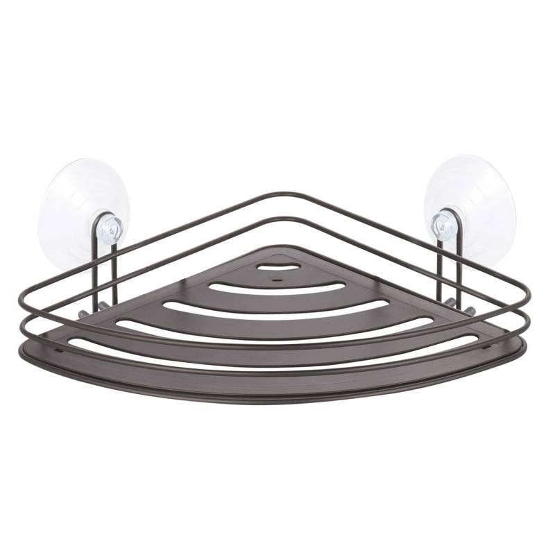 MSV Eck-Regal Kery Stahl 20 cm x 20 cm x 9 cm Mattschwarz von MSV