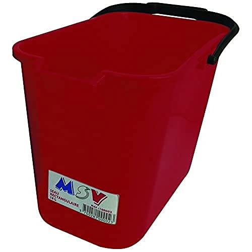 MSV Eimer, Kunststoff, rot, 14 Litre von MSV