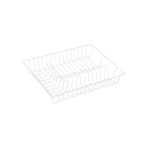 MSV Geschirrabtropfkorb - Abtropfgitter aus Draht - Geschirrständer mit Kunststoffüberzug weiß- Geschirrkorb 43 x 34 x 7,5 cm - Abtropfgestell für Teller und Besteck - Küchenhelfer MSV Geschirrabtropfkorb - Abtropfgitter aus Draht - Geschirrständer mit Kunststoffüberzug weiß- Geschirrkorb 43 x 34 x 7,5 cm - Abtropfgestell für Teller und Besteck - Küchenhelfer von MSV