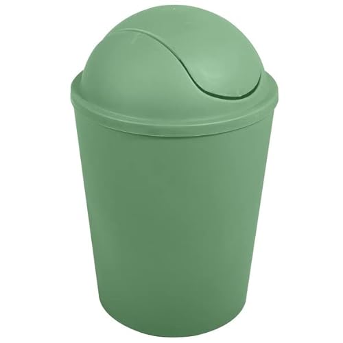 MSV Mülleimer mit Schwingfunktion PP AKO 5,5 l, Grün von MSV