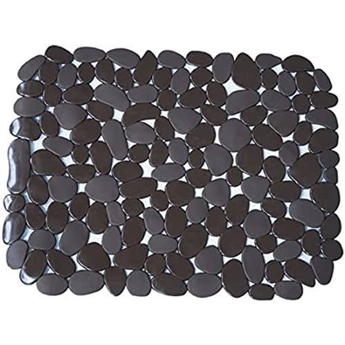 MSV "Pebbles PVC Spülbeckenmatte, Schokolade von MSV