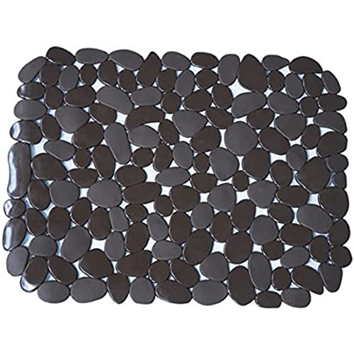 MSV Pebbles PVC Spülbeckenmatte, Schokolade von MSV