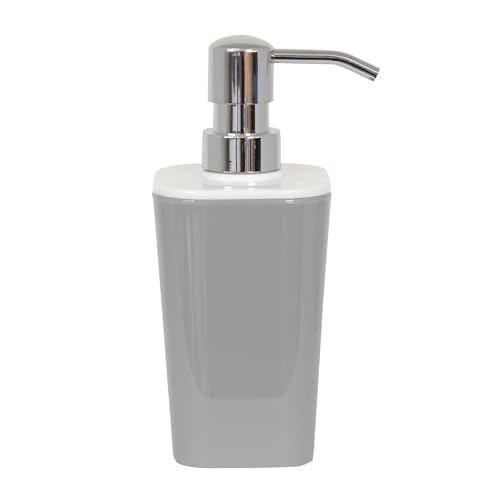 MSV Seifenspender, Grau, Kunststoff von MSV