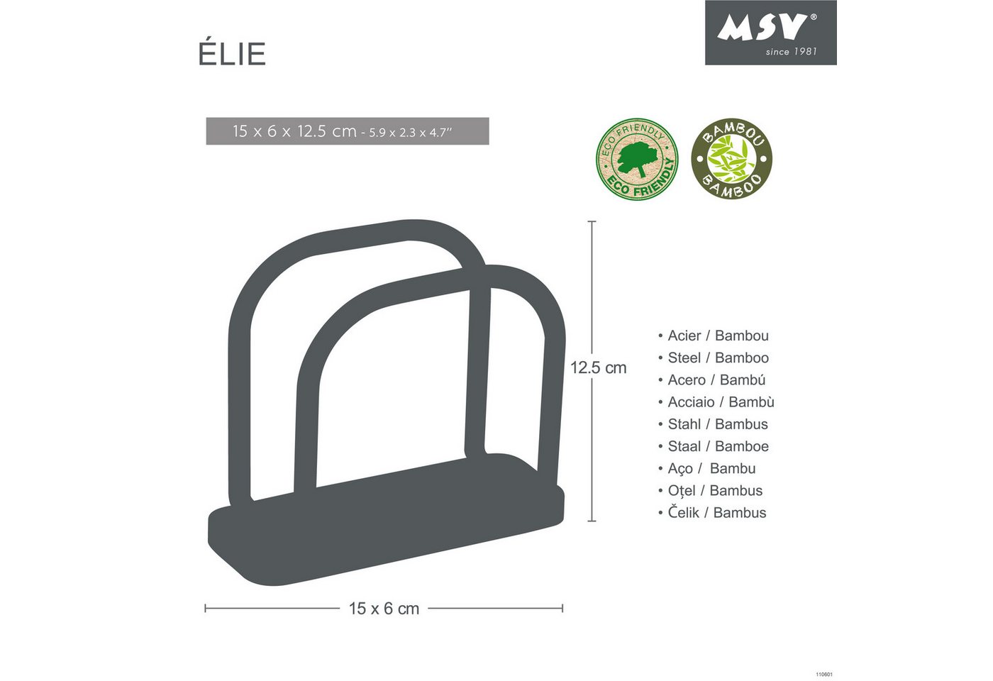 MSV Serviettenhalter Serviettenhalter Holz Serviettenablage Serviettenständer Bambus, Stahl, Bambus, eleganter Bistro Look, Metall matt schwarz, Bambus MSV Serviettenhalter Serviettenhalter Holz Serviettenablage Serviettenständer Bambus, Stahl, Bambus, eleganter Bistro Look, Metall matt schwarz, Bambus von MSV
