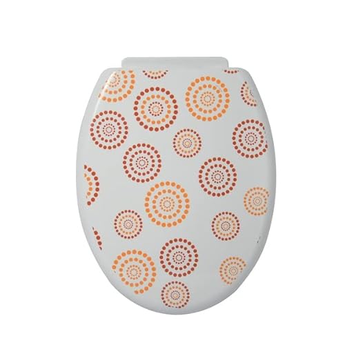 MSV Sitz W.C. 'Dots', orange, 47 x 36.5 x 3.5 cm, 104 Stück MSV Sitz W.C. 'Dots', orange, 47 x 36.5 x 3.5 cm, 104 Stück von MSV